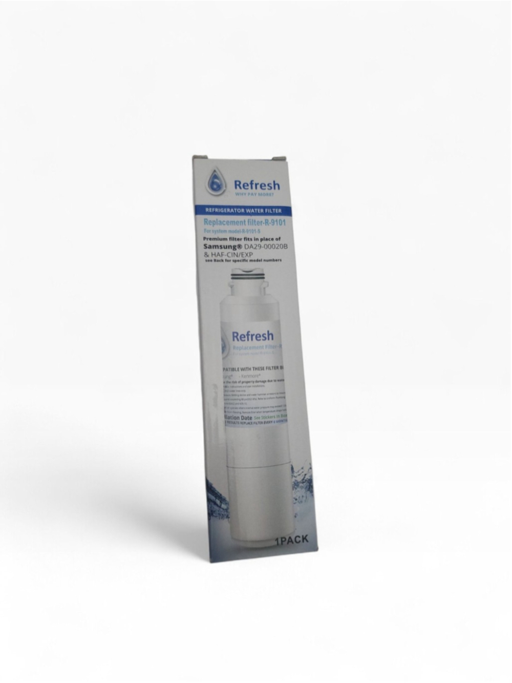 Refresh Refrigerator Water Filter Replacement R-9101